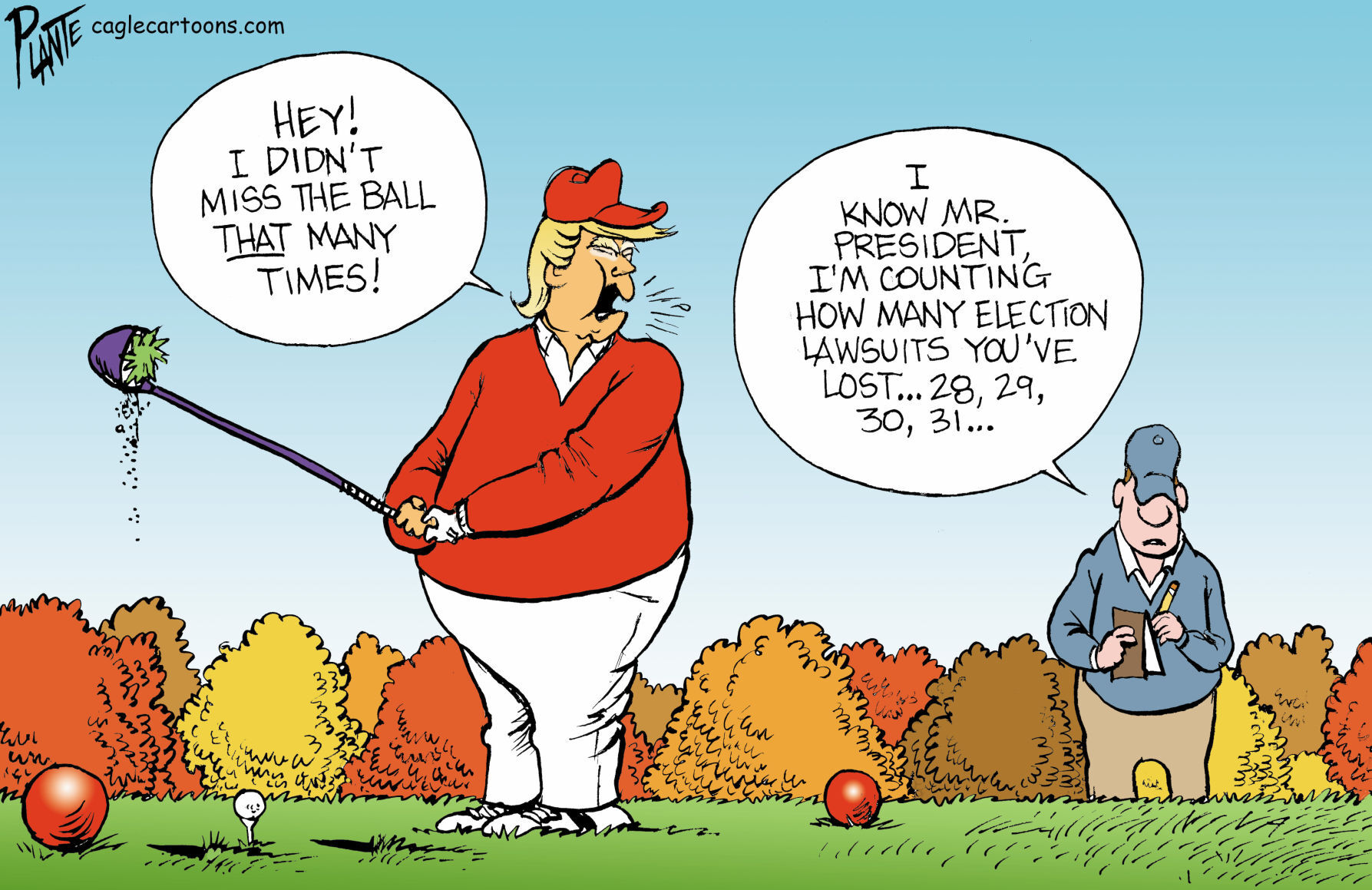 Teeing off